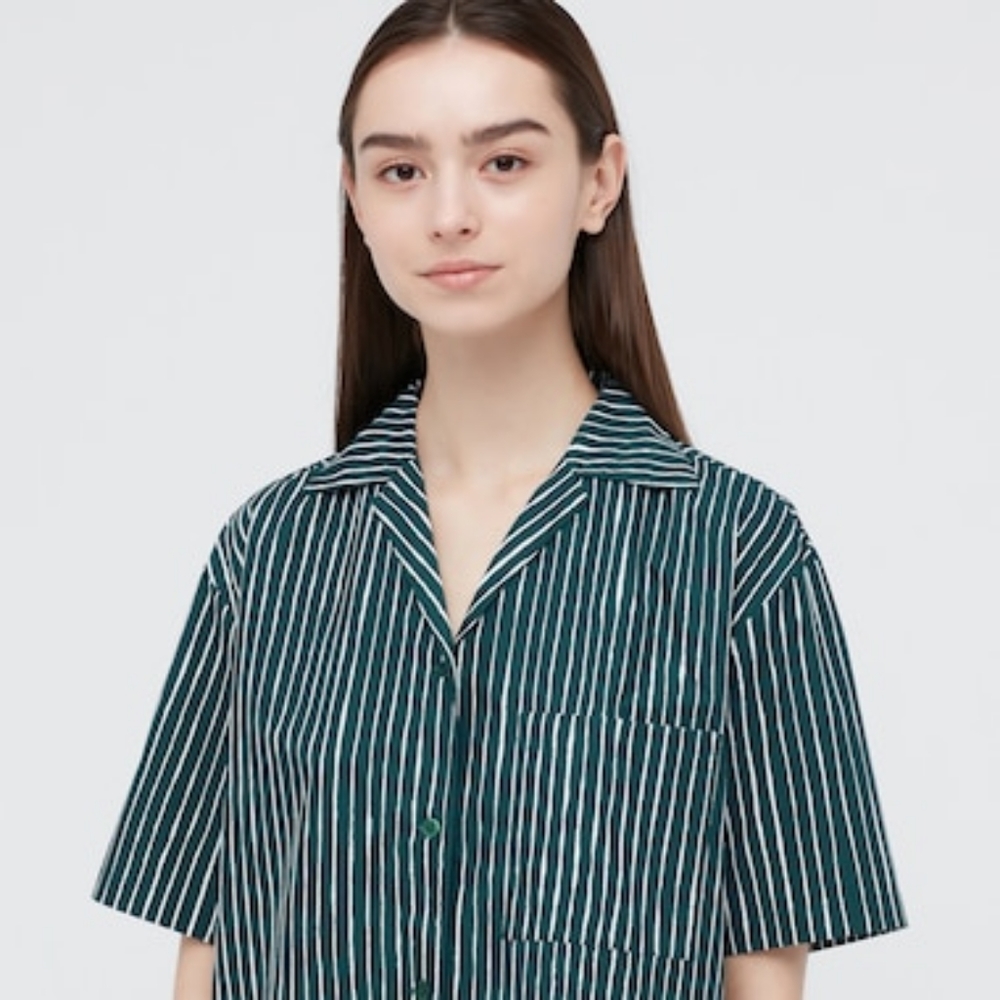 NWT Uniqlo Marimekko Button up